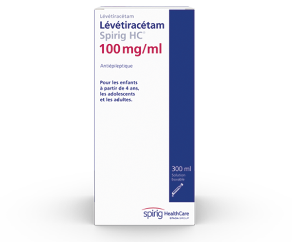 Lévétiracétam Spirig HC Solution buvable 100 mg/ml