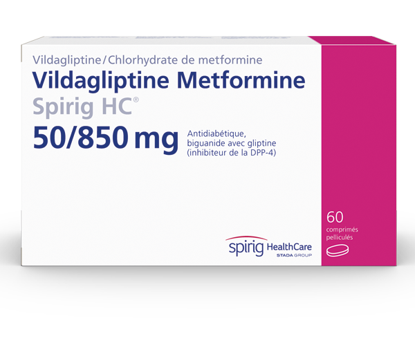 Vildagliptine Metformine Spirig HC